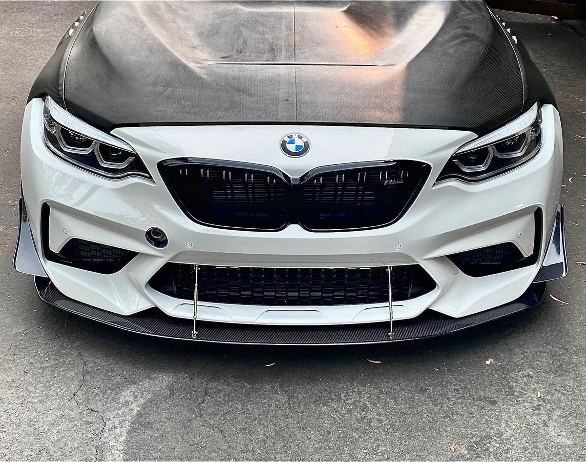 Carbon Fiber Front Wind Splitter - BMW F87 M2 Competition