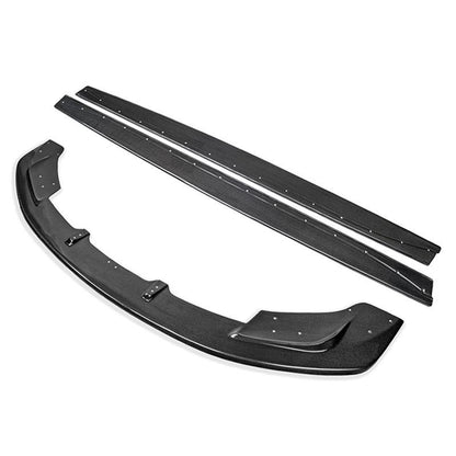 2015-20 BMW F82 M4 Carbon Fiber Front Splitter & Side Skirts image 1