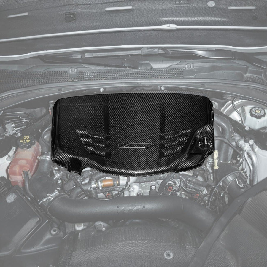 2022-Up Cadillac CT5-V Blackwing Dry Carbon Fiber Front Bumper Engine Cover image 1