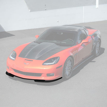 Corvette C6 ZRA1 Style Front Bumper Lip Splitter image 3
