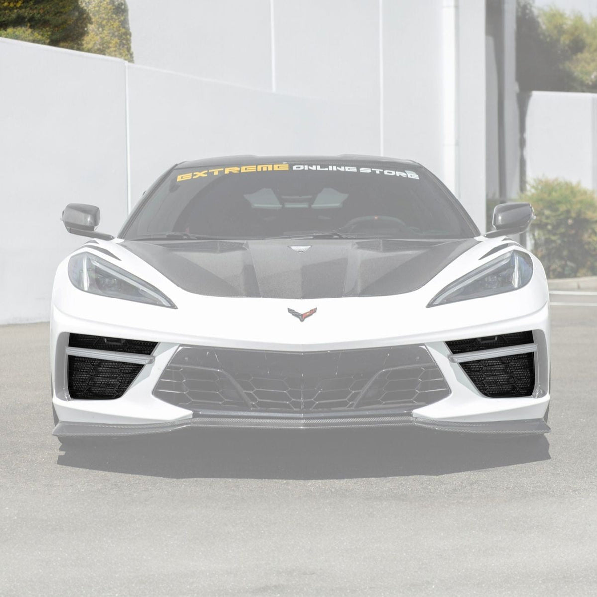 Corvette C8 Front Bumper Lower Air Inlet Mesh Grille Guards image 1