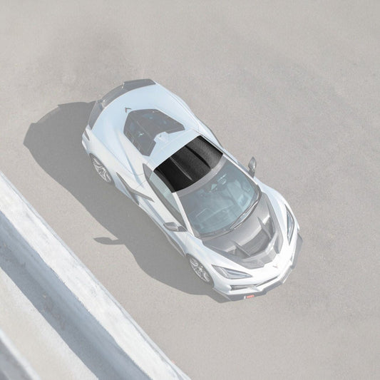 Corvette C8 Carbon Fiber GM Factory Style Double-Sided Replacement Removable Targa Roof Panel image 1
