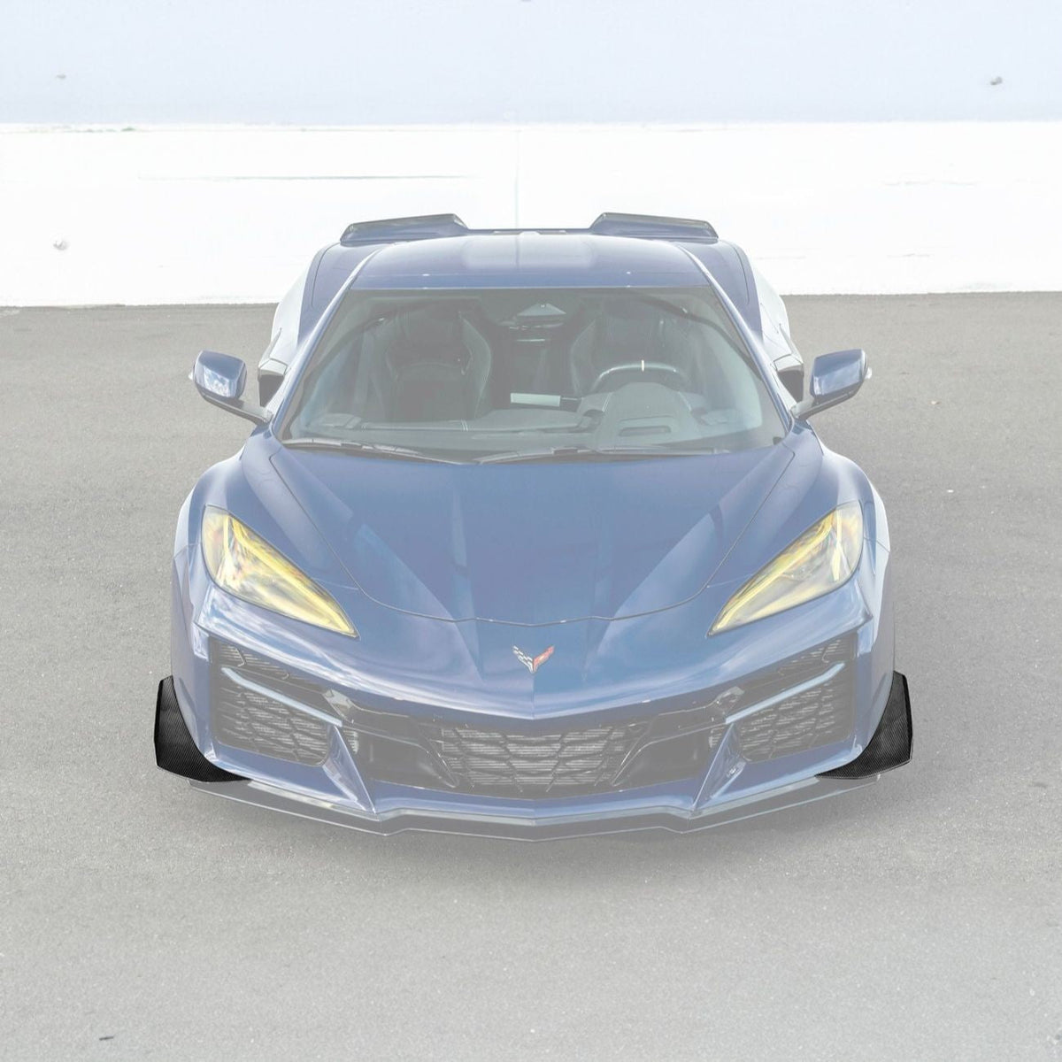 Corvette C8 Carbon Fiber Z07 Performance Package Front Canards image 3