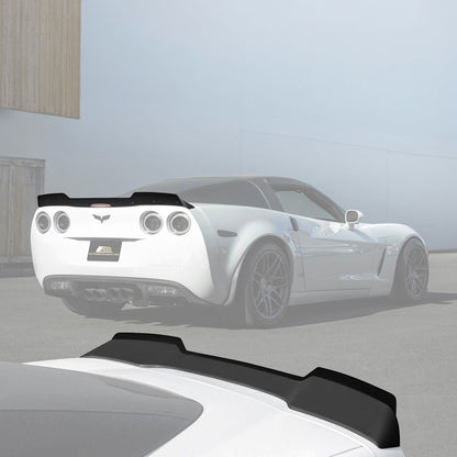 Corvette C6 ZR1 Extended Rear Trunk Lid Wing Spoiler image 10
