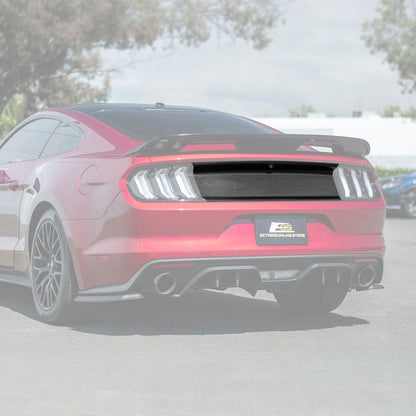 2015-2017 Ford Mustang Carbon Fiber Factory Style Rear Trunk Deck Lid Applique Panel Cover Overlay image 1