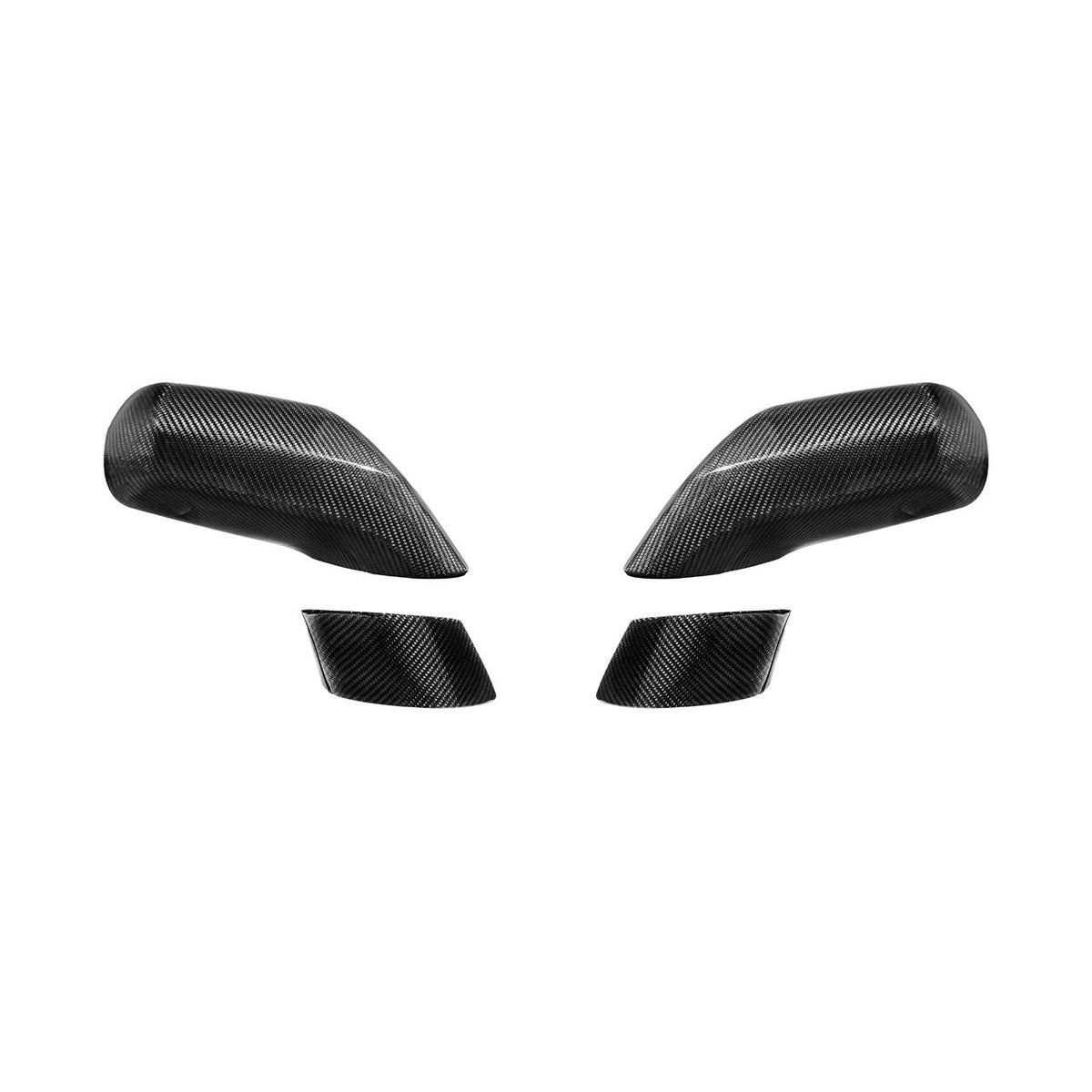 Corvette C7 Dry Carbon Fiber Side Mirror Cover Overlays image 2