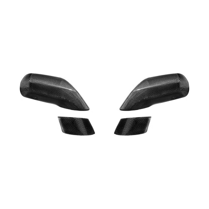 Corvette C7 Dry Carbon Fiber Side Mirror Cover Overlays image 2