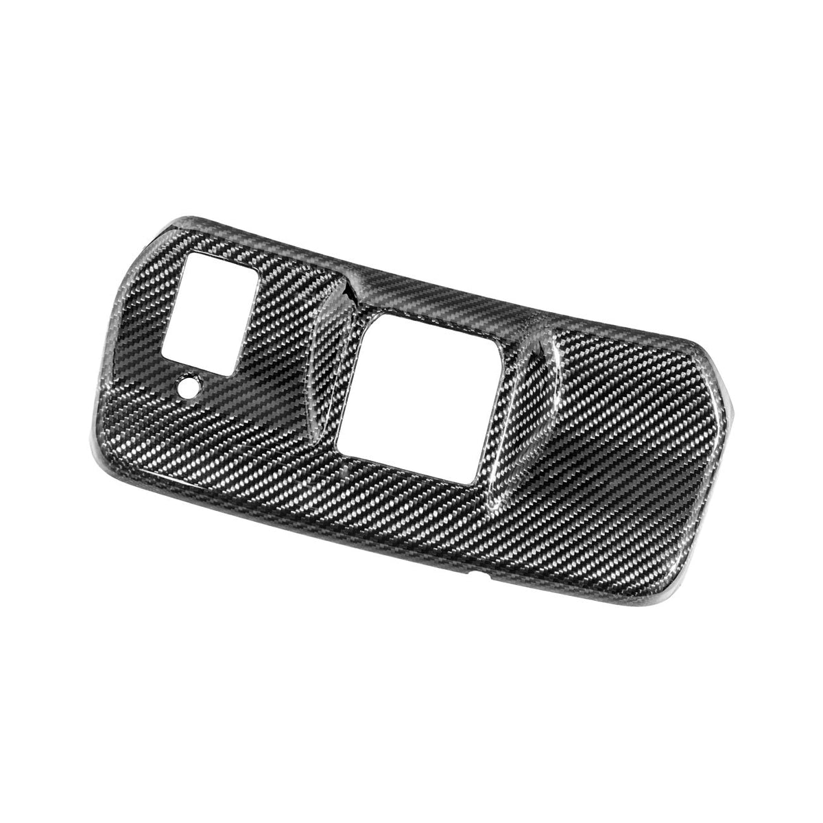 2021-Up Ford F-150 / F-150 Lightning Dry Carbon Fiber Rear View Mirror Panel Cover Overlays image 2