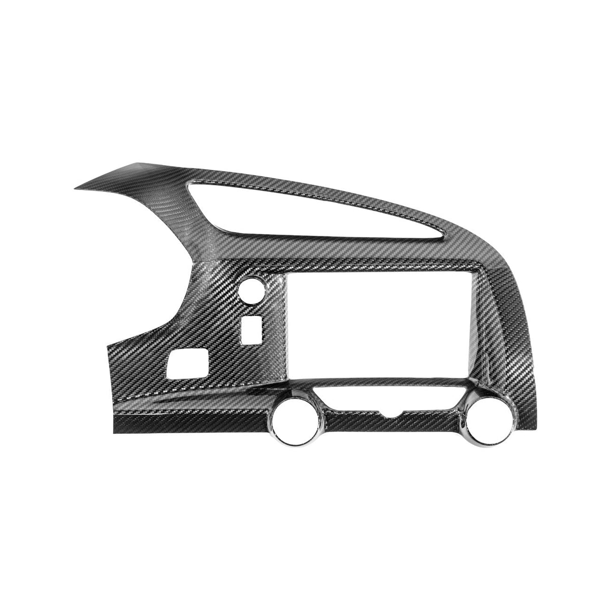 Corvette C7 Dry Carbon Fiber Center Infotainment Instrument Panel Cluster Trim Plate Cover Overlay image 2