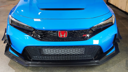 Carbon Fiber Front Bumper Canards- 2023 - Current Honda FL5 Civic Type R