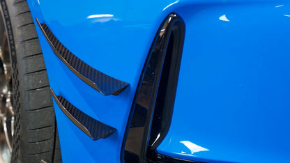 Carbon Fiber Front Bumper Canards- 2023 - Current Honda FL5 Civic Type R