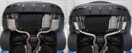 Milltek C63 & C63 S (W205) Saloon 4.0 Bi-Turbo V8 Rear Silencer(s)
