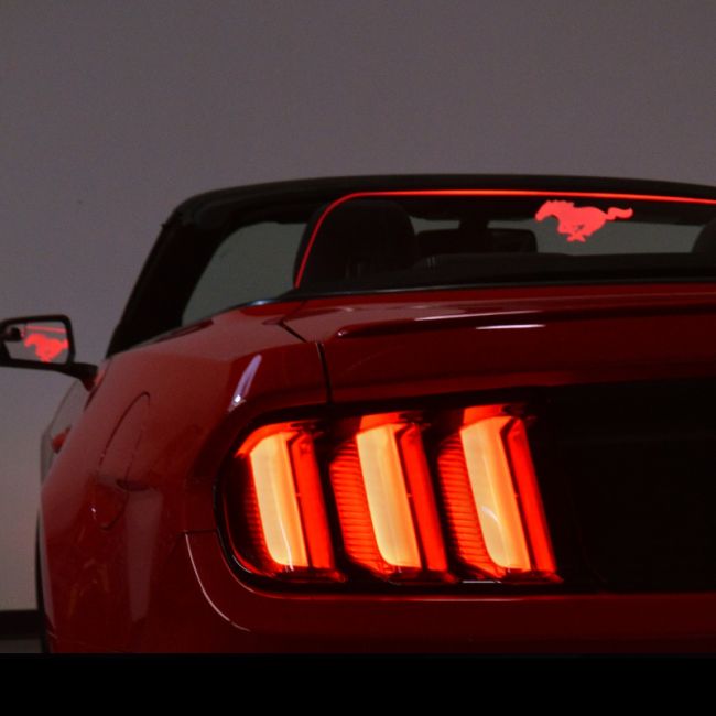 2015+ Mustang Convertible WindRestrictor® Add On Front Mount image 1