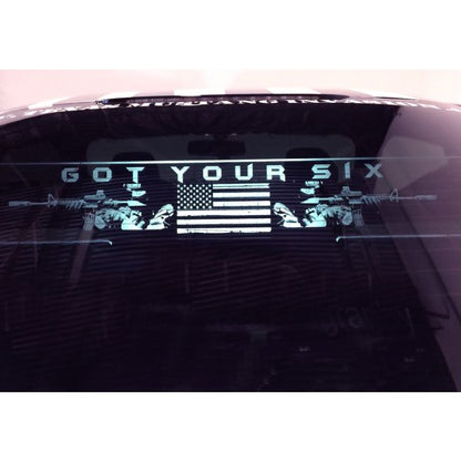 2015-Up Ford Mustang Coupe WindRestrictor® Rear Add On Glow Plate image 5