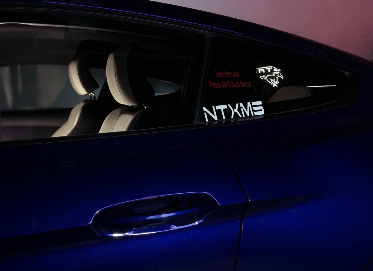 2015-Up Ford Mustang Coupe WindRestrictor® Rear Add On Glow Plate image 7