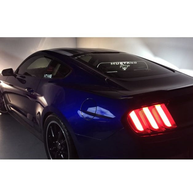 2015-Up Ford Mustang Coupe WindRestrictor® Rear Add On Glow Plate image 2