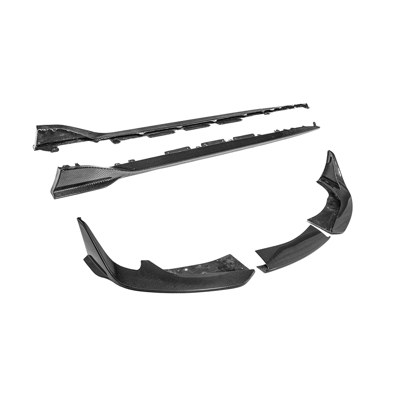 20-Up Toyota Supra A91 CF Front Lip Side Skirts image 2