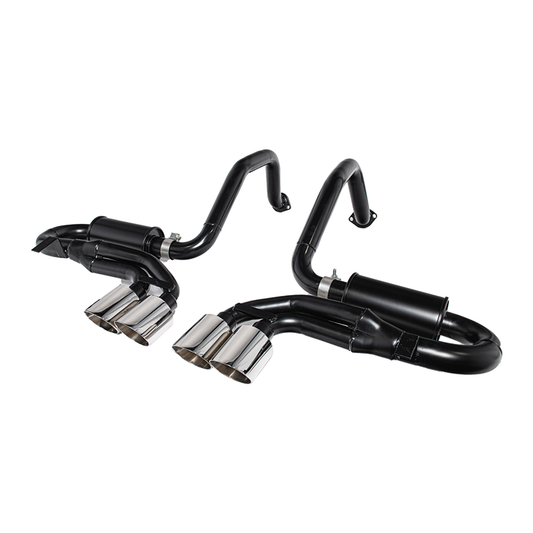 Corvette C5 Muffler Axle Back Quad Tips Exhaust image 2
