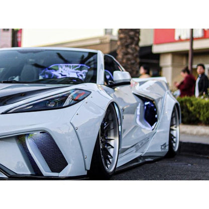 WindRestrictor® C8 Coupe Rear Add On Glow Plate image 4