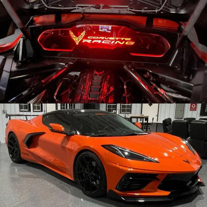WindRestrictor® C8 Coupe Rear Add On Glow Plate image 6