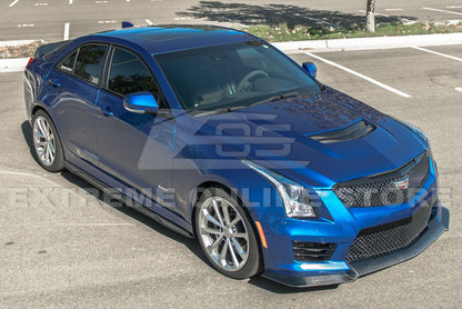 2016-19 Cadillac ATS-V Carbon Fiber Front Splitter & Side Skirts image 22