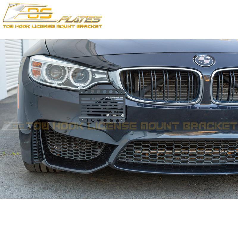 2015-20 BMW M4 F82 | F83 Tow Hook License Plate Mount Bracket image 8