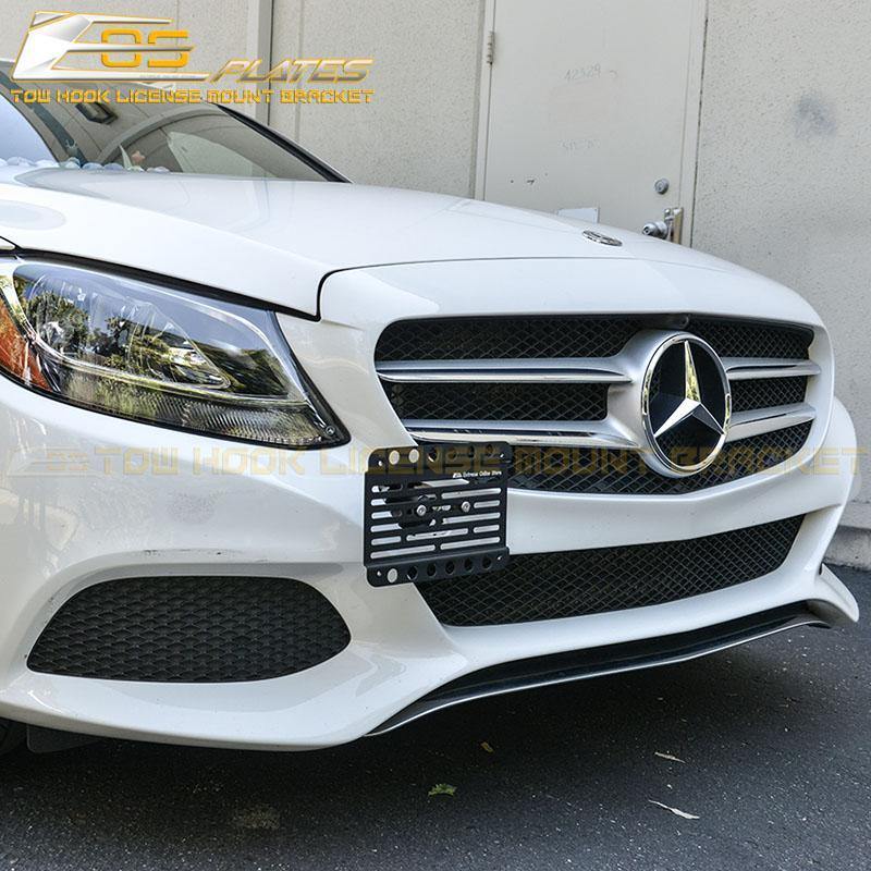 2015-Up Mercedes-Benz C-Class W205 Tow Hook License Plate Mount Bracket image 7