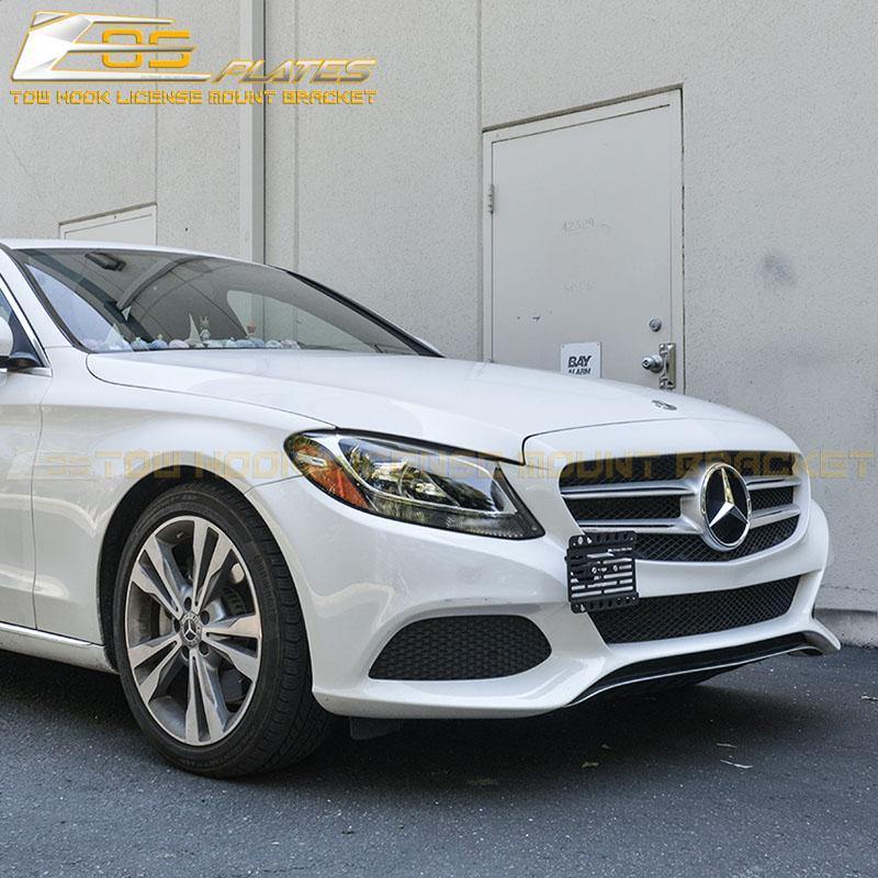 2015-Up Mercedes-Benz C-Class W205 Tow Hook License Plate Mount Bracket image 5