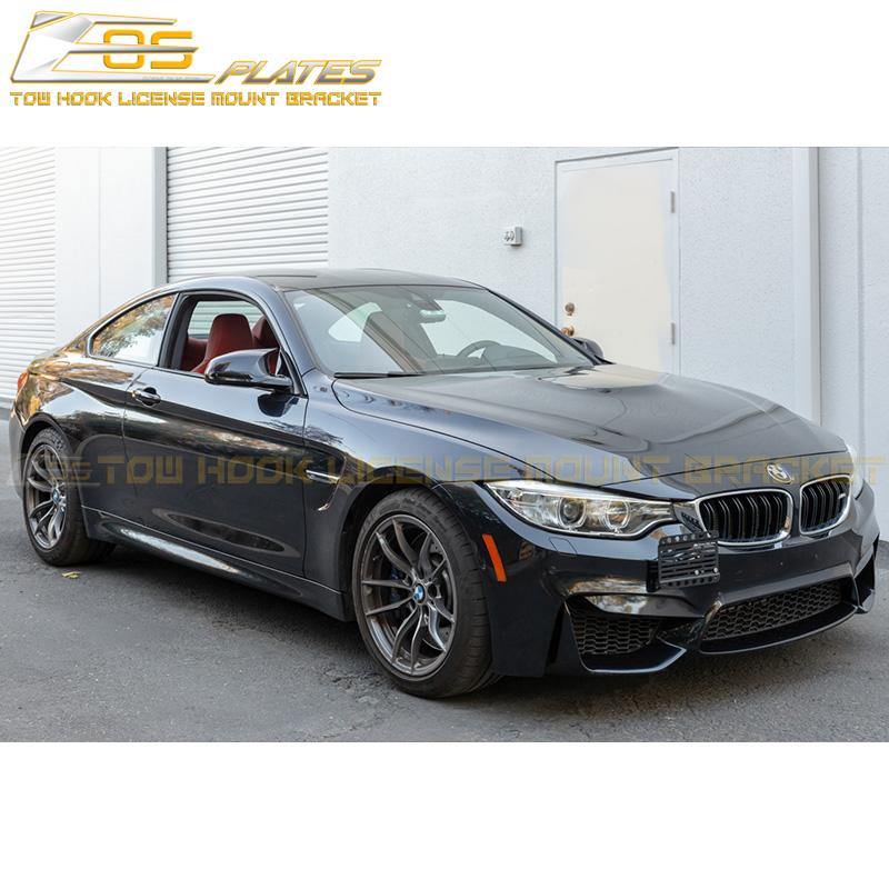 2015-20 BMW M4 F82 | F83 Tow Hook License Plate Mount Bracket image 5