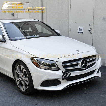 2015-Up Mercedes-Benz C-Class W205 Tow Hook License Plate Mount Bracket image 1