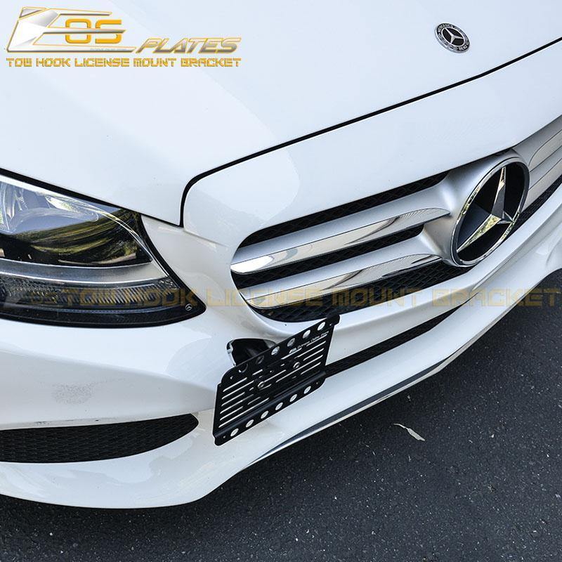 2015-Up Mercedes-Benz C-Class W205 Tow Hook License Plate Mount Bracket image 10