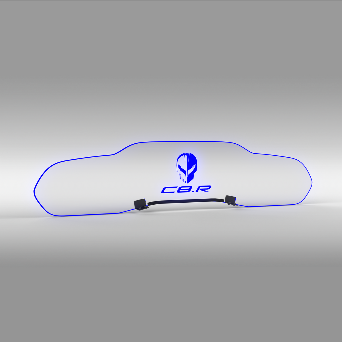 WindRestrictor® C8 Coupe Rear Add On Glow Plate image 28