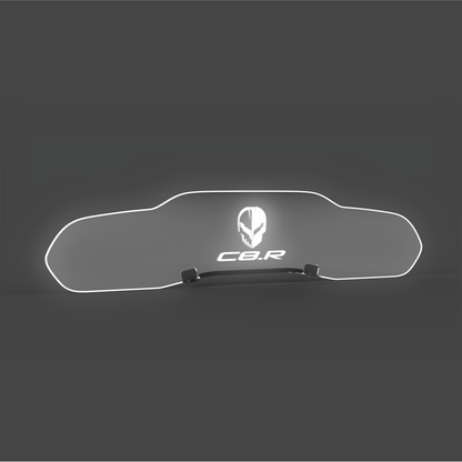 WindRestrictor® C8 Coupe Rear Add On Glow Plate image 27