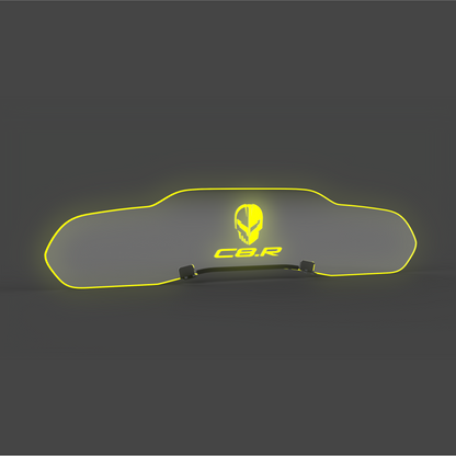 WindRestrictor® C8 Coupe Rear Add On Glow Plate image 25