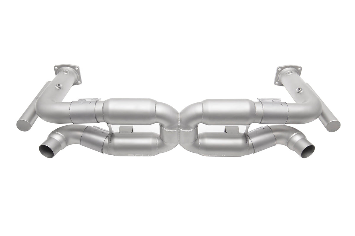 SOUL Competition X-pipe exhaust for Porsche 996 GT2