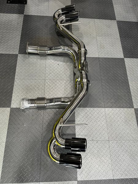 C8 Stingray / Grand Sport / E-Ray 2020-2027 Ultimate Extreme Polished Stainless Cat-Back Exhaust