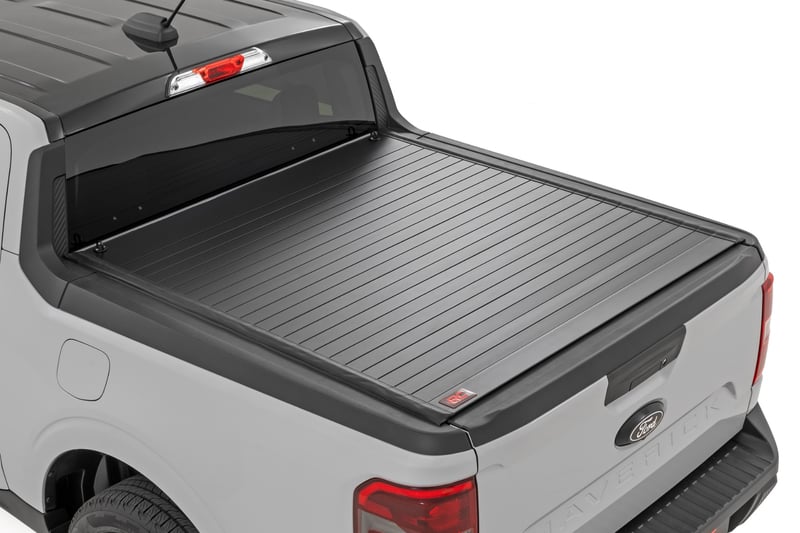 Rough Country Hard Roll-Up Tonneau Cover for Ford Maverick 4-foot-6-inch bed