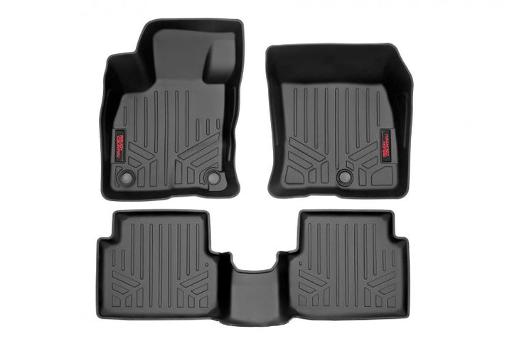 Rough Country Front & Rear Floor Mats — Maverick 2.0L EcoBoost 2022–2026