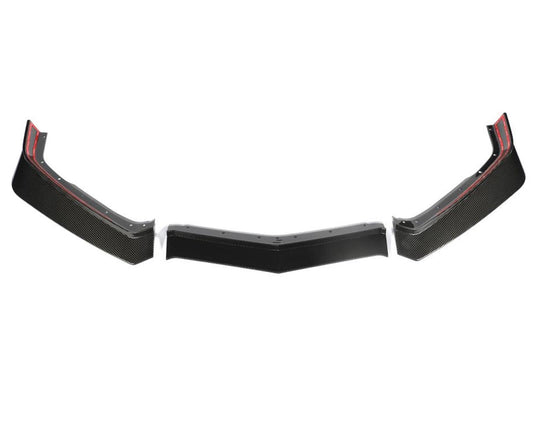 Corvette C8 | Z06 Style Front Splitter for Corvette Stingray 3 Piece Design