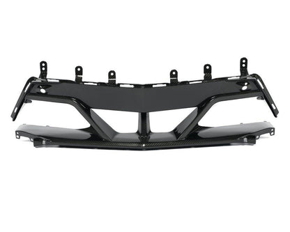 Corvette C8 Pre-Preg Carbon Fiber Functional Front Bumper Center Grille Bezel 2020+