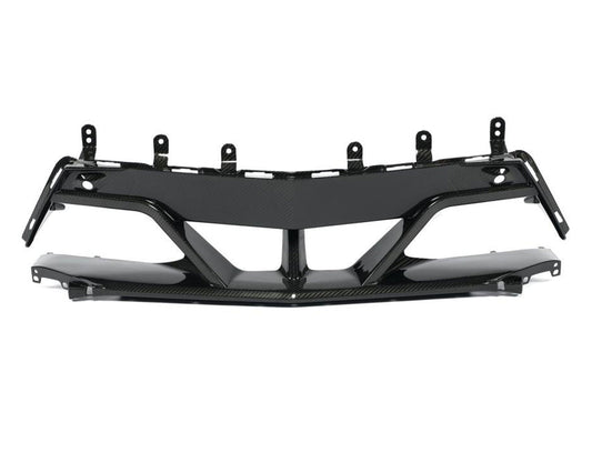 Corvette C8 Pre-Preg Carbon Fiber Functional Front Bumper Center Grille Bezel 2020+