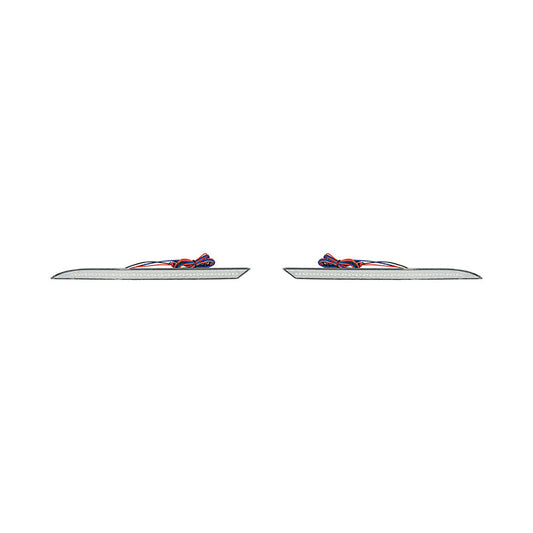 2024-Up Ford Mustang S650 | Rear Bumper Red LED Reflector Light Set