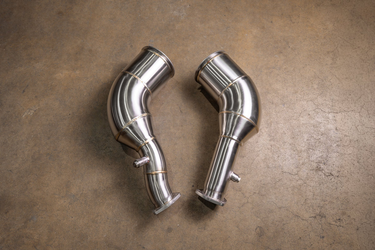Valvetronic Designs Audi C8 RS6 RS7 400 Cell Catted Downpipes