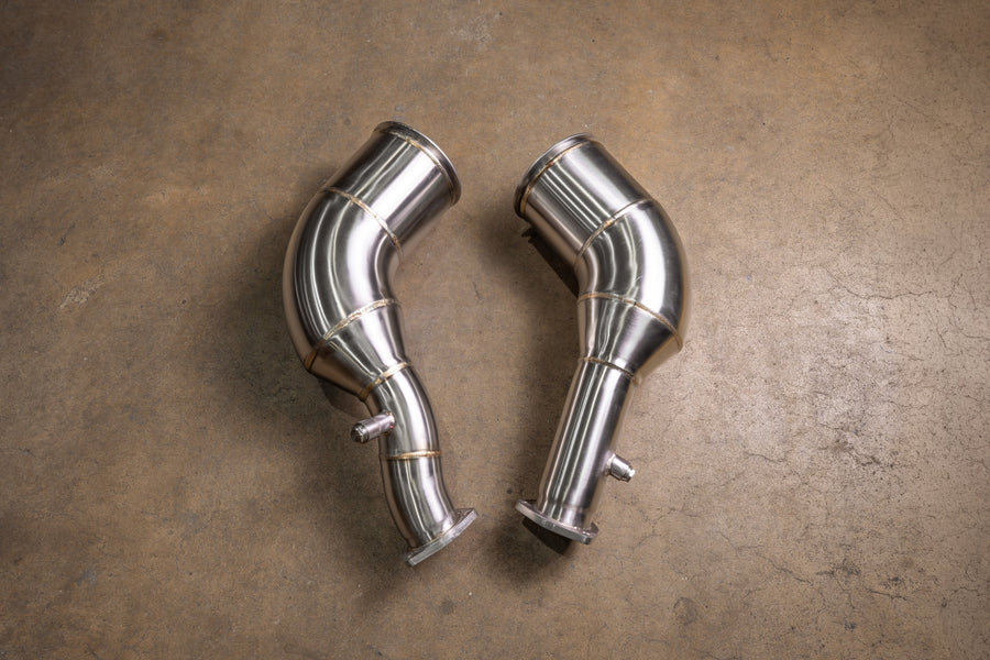 Valvetronic Designs Audi C8 RS6 RS7 400 Cell Catted Downpipes