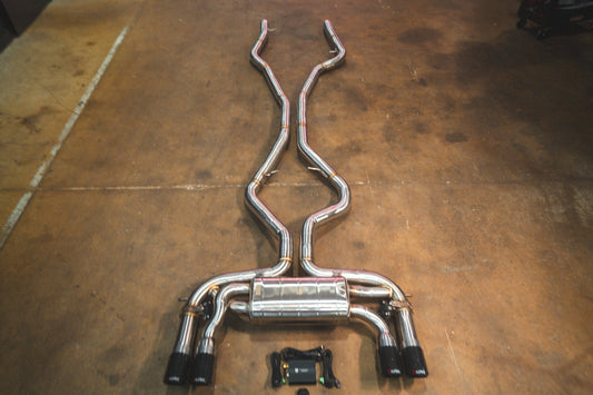 Valvetronic Designs BMW F85 F86 X5M X6M valved sport exhaust
