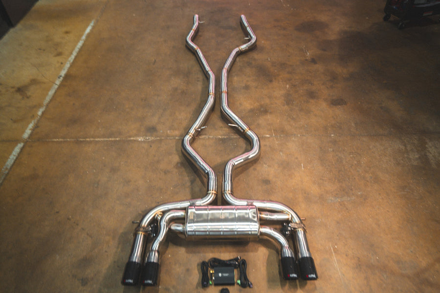 Valvetronic Designs BMW F85 F86 X5M X6M valved sport exhaust