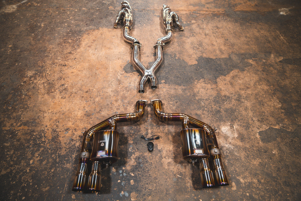 Valvetronic Designs Ferrari 599 Race F1 valved exhaust system
