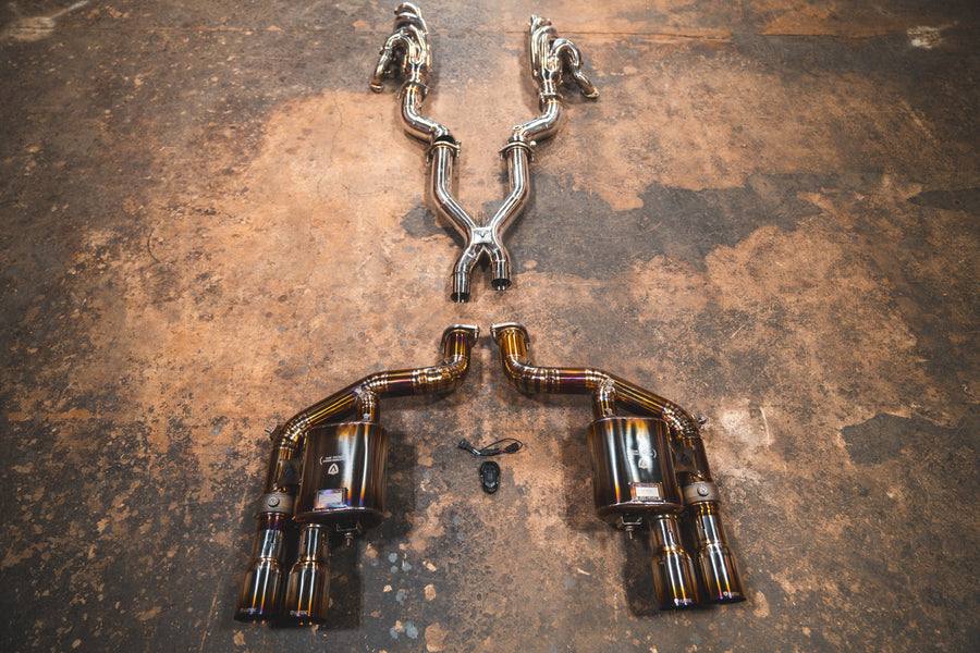 Valvetronic Designs Ferrari 599 Race F1 valved exhaust system
