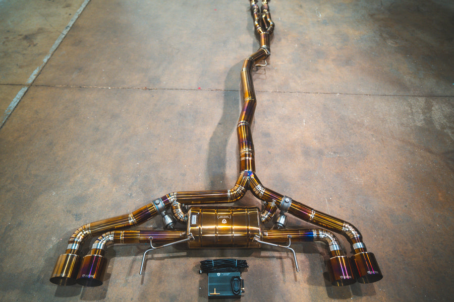 Valvetronic Designs Nissan GTR R35 valved sport exhaust system