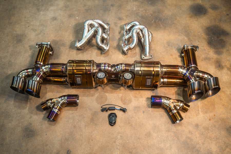 Valvetronic Designs Porsche 991 Turbo valved race exhaust system